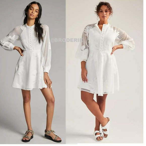 Anthropologie Dresses & Skirts - Anthropologie Sabine Embroidered Mini Dress